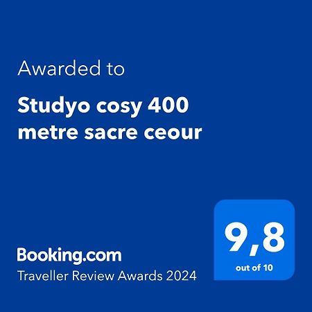Ferienwohnung Studyo Cosy 400 Metre Sacre Ceour Paris Exterior foto